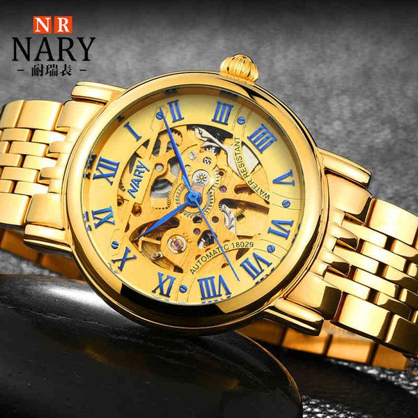mechanical watchnary / nari high grade men's hollow out business full automatic luminous waterproof, Slivery;brown
mechanical watchnary / nari high grade men's hollow out business full automatic luminous waterproof, Slivery;brown