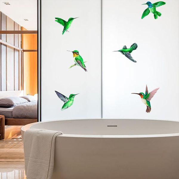 wall stickers 6pcs hummingbird warning sticker glass decal electrostatic film anti-collision window cling removable decor decals
wall stickers 6pcs hummingbird warning sticker glass decal electrostatic film anti-collision window cling removable decor decals
