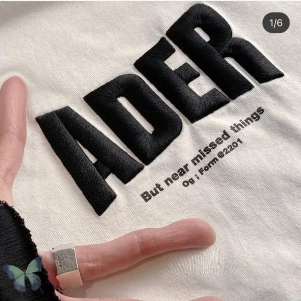 men's t-shirts ader error daily dress t shirt embroidery men women adererror t-shirt with tag label drop, White;black
men's t-shirts ader error daily dress t shirt embroidery men women adererror t-shirt with tag label drop, White;black