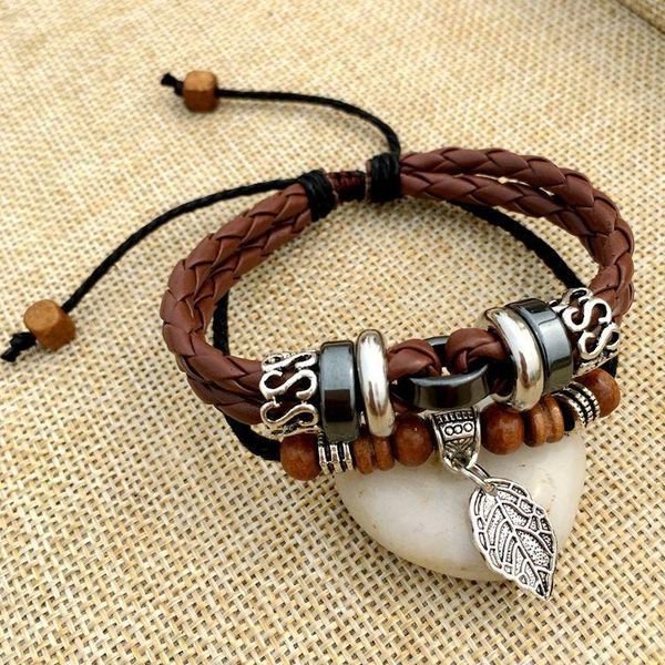 tennis bracelet men vintage multilayer braided boho punk jewelry women man layers leather handmade bangles male, Golden;silver
tennis bracelet men vintage multilayer braided boho punk jewelry women man layers leather handmade bangles male, Golden;silver