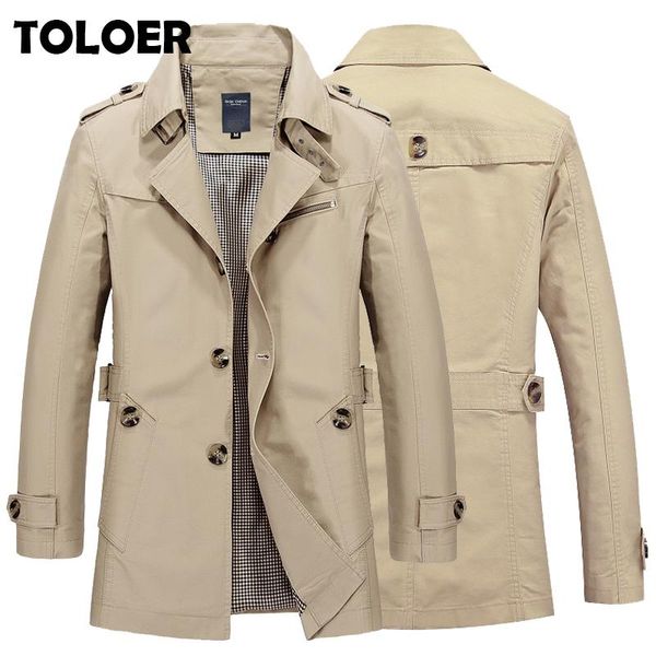 men's jackets fashion business jacket men trench outwear coat autumn casual cotton overcoat male winter british style long windbreaker, Black;brown
men's jackets fashion business jacket men trench outwear coat autumn casual cotton overcoat male winter british style long windbreaker, Black;brown