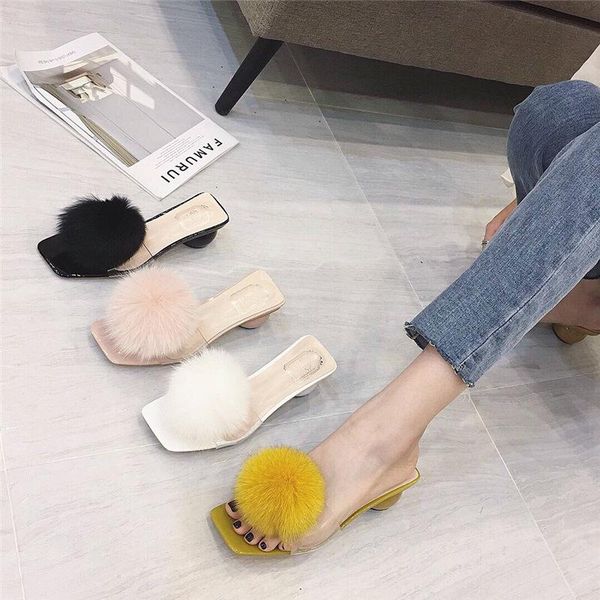 slippers hairy ball square toe transparent round heels casual comfy shoes woman solid summer brief slides outwear flipflops 2021, Black
slippers hairy ball square toe transparent round heels casual comfy shoes woman solid summer brief slides outwear flipflops 2021, Black