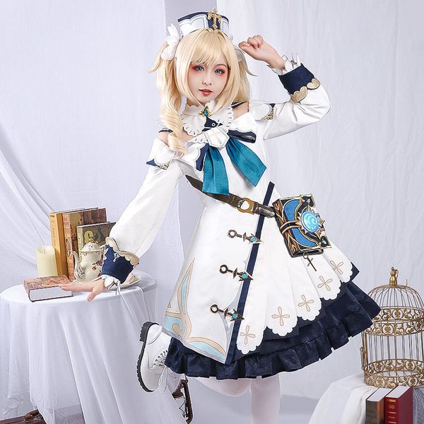 game genshin impact barbara cosplay costumes halloween party barbara women/girls cosplay wig dress set kawaii hair surprise gift, Black
game genshin impact barbara cosplay costumes halloween party barbara women/girls cosplay wig dress set kawaii hair surprise gift, Black