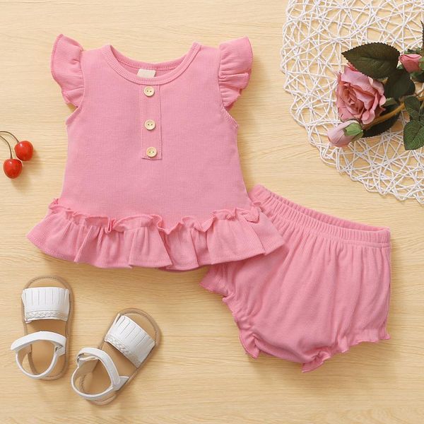 infant baby girls sleeve ruffles solid +shorts outfits sets kids summer set girl clothes vestidos de verano#35 clothing, White
infant baby girls sleeve ruffles solid +shorts outfits sets kids summer set girl clothes vestidos de verano#35 clothing, White