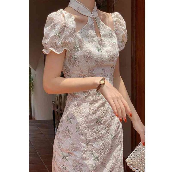 yanyu sito french improved cheongsam skirt embroidery dress new style for women in summer 2021, Black;gray
yanyu sito french improved cheongsam skirt embroidery dress new style for women in summer 2021, Black;gray