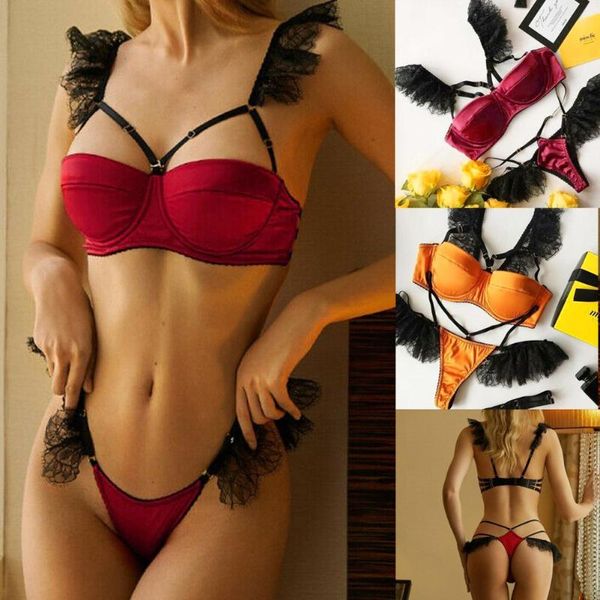 bras sets lingerie set hollow lace underwear women bra seamless embroidery bralette erotic ladies sleepwear #w, Red;black
bras sets lingerie set hollow lace underwear women bra seamless embroidery bralette erotic ladies sleepwear #w, Red;black