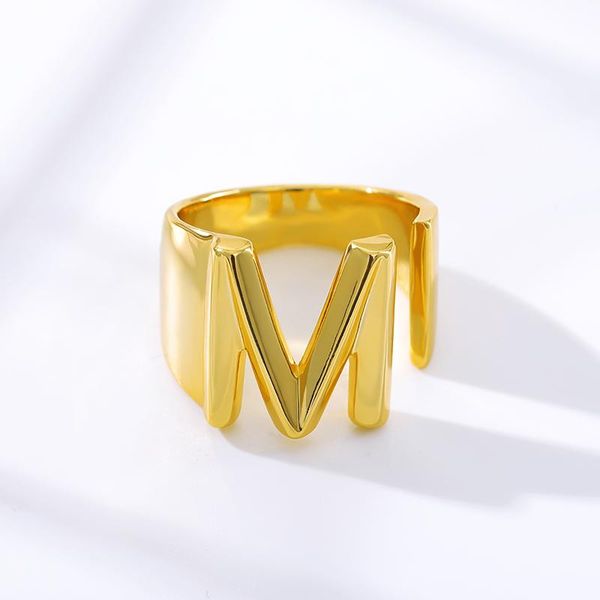 cluster rings letters adjustable ring women simple exquisite open finger initial letter name female jewelry party gifts for, Golden;silver
cluster rings letters adjustable ring women simple exquisite open finger initial letter name female jewelry party gifts for, Golden;silver