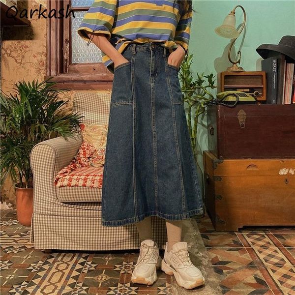 skirts denim women mid-calf length japanese style retro chic bf fall harajuku streetwear all-match fashion femme bottoms, Black
skirts denim women mid-calf length japanese style retro chic bf fall harajuku streetwear all-match fashion femme bottoms, Black