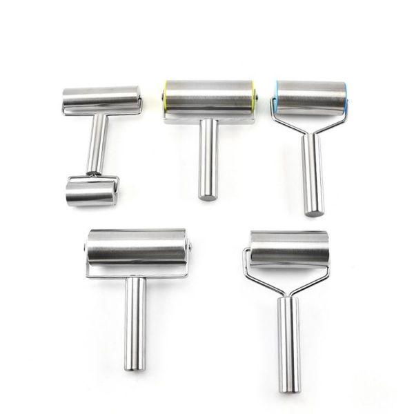 rolling pins & pastry boards 1pc roller stick stainless steel pin with handle pizza baking scroll wheel for home kitchen cooking accessories
rolling pins & pastry boards 1pc roller stick stainless steel pin with handle pizza baking scroll wheel for home kitchen cooking accessories