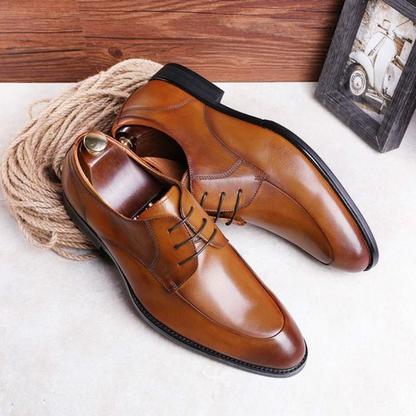 summer style dress shoes men pointed toe business daily luxury geniune leather men's formal wedding, Black
summer style dress shoes men pointed toe business daily luxury geniune leather men's formal wedding, Black