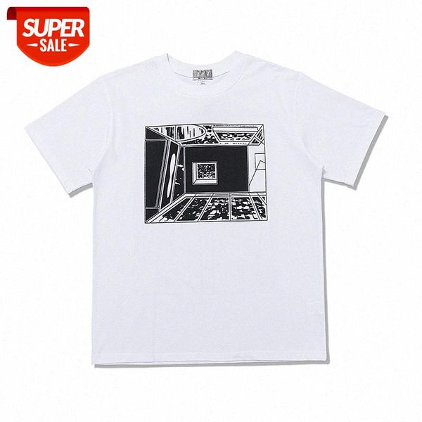black and white p pattern round neck pullover short sleeve men women same batch #ji5g, White;black
black and white p pattern round neck pullover short sleeve men women same batch #ji5g, White;black