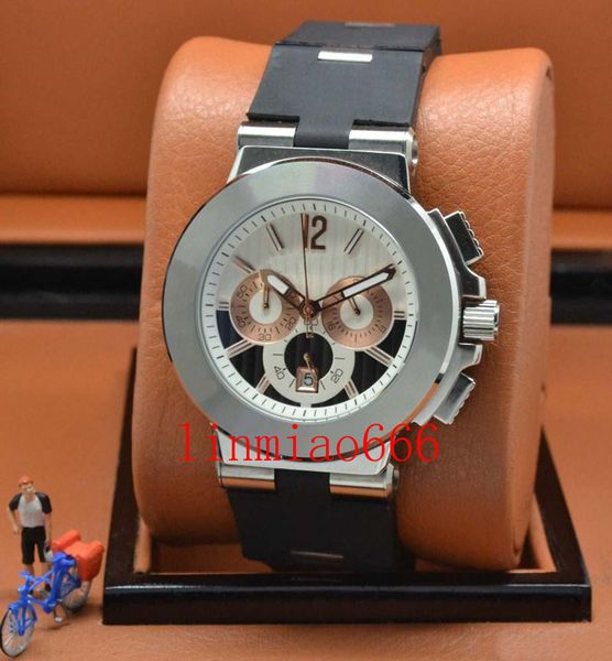 stainless steel bezel recommendable mens watch 42mm male watches quartz chrono function wristwatches with three working subdials, Slivery;brown
stainless steel bezel recommendable mens watch 42mm male watches quartz chrono function wristwatches with three working subdials, Slivery;brown