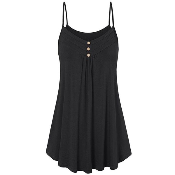 women's tanks & camis women vest ruched loose button v neck cami tank solid color spaghetti strap off shoulder casual summer clothes, White
women's tanks & camis women vest ruched loose button v neck cami tank solid color spaghetti strap off shoulder casual summer clothes, White