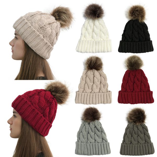 curled twist horsetail wool hat women's ball knitting dual purpose nw7m722, Blue;gray
curled twist horsetail wool hat women's ball knitting dual purpose nw7m722, Blue;gray