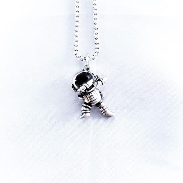 pendant necklaces wholesale 316l stainless steel for men and women necklace fashion luxury party spaceman robot punk hip hop, Silver
pendant necklaces wholesale 316l stainless steel for men and women necklace fashion luxury party spaceman robot punk hip hop, Silver