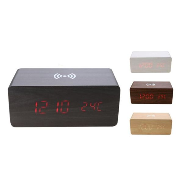 other clocks & accessories wooden electric alarm clock with wireless charging pad led digital charger for bedroom home decoration
other clocks & accessories wooden electric alarm clock with wireless charging pad led digital charger for bedroom home decoration
