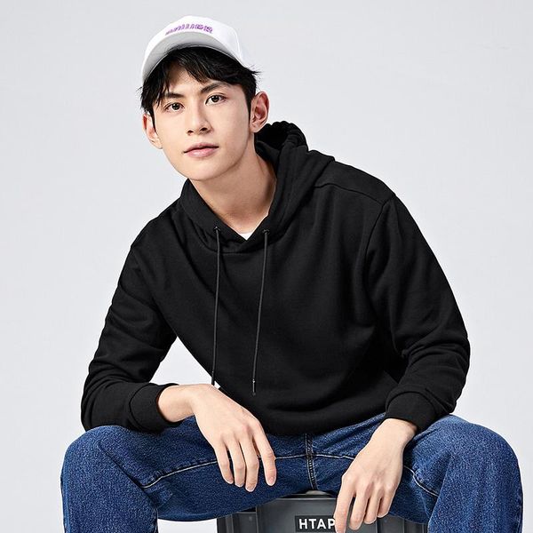 men's hoodies & sweatshirts semir sweatshirt men hooded 2021 spring simple and fashionable drawstring knitted hoodie ins fashion solid, Black
men's hoodies & sweatshirts semir sweatshirt men hooded 2021 spring simple and fashionable drawstring knitted hoodie ins fashion solid, Black