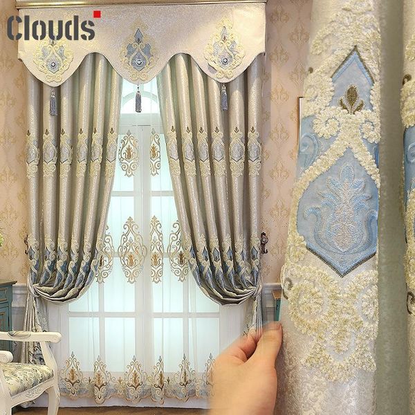 curtain & drapes 2021 european style luxury embroidered blackout curtains for living room bedroom study custom
curtain & drapes 2021 european style luxury embroidered blackout curtains for living room bedroom study custom