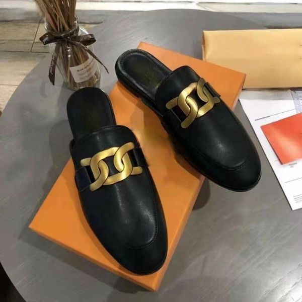 slippers half women spring/summer 2021 fashion sandals flat mueller lazy shoes, Black
slippers half women spring/summer 2021 fashion sandals flat mueller lazy shoes, Black