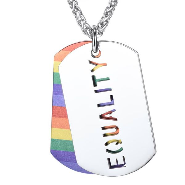 pendants kpop lgbt necklace personalised rainbow jewelly customize engrave gay pride flat dog tag p3722, Black
pendants kpop lgbt necklace personalised rainbow jewelly customize engrave gay pride flat dog tag p3722, Black