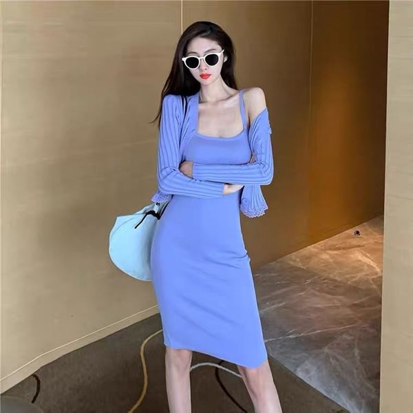 two piece dress autumn suit dress two-piece female casual fashion cardigan y2k slim knitted 18cc, White
two piece dress autumn suit dress two-piece female casual fashion cardigan y2k slim knitted 18cc, White