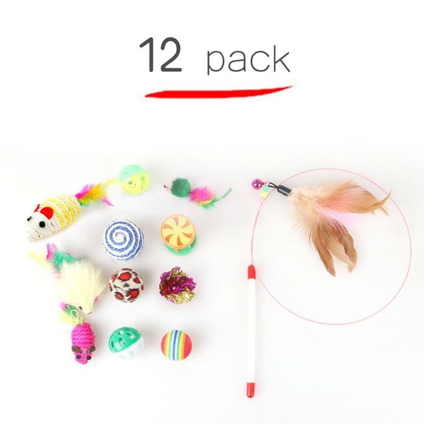 cat toys 12pcs/set pet variety pack feather teaser wand catnip sisal ball rings cats interactive products funny mouse toy
cat toys 12pcs/set pet variety pack feather teaser wand catnip sisal ball rings cats interactive products funny mouse toy