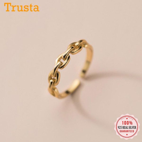 cluster rings trustdavis real 925 sterling silver fashion minimalist gold chain opening ring for women wedding party fine s925 jewelry db580, Golden;silver
cluster rings trustdavis real 925 sterling silver fashion minimalist gold chain opening ring for women wedding party fine s925 jewelry db580, Golden;silver