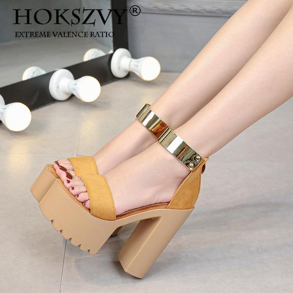 solid color classic thick heel bottom nightclub korean edition sandals hentian high female zyw, Black
solid color classic thick heel bottom nightclub korean edition sandals hentian high female zyw, Black