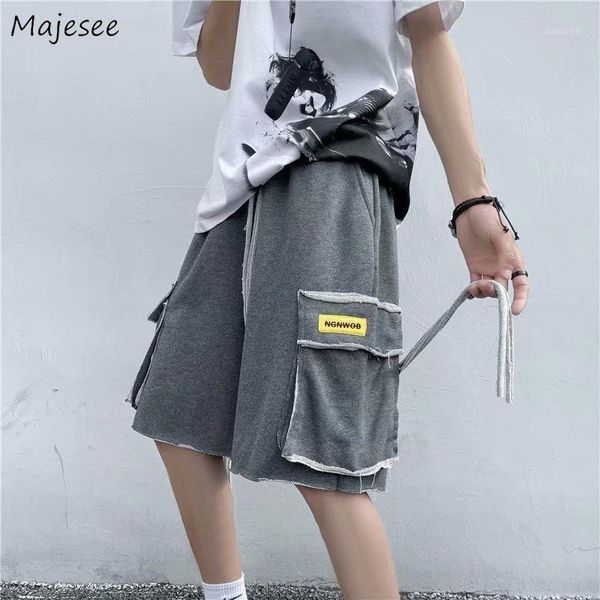 men's shorts summer men cargo fitness wide leg baggy drawstring knee length pantalones handsome chic harajuku retro simple streetwear, White;black
men's shorts summer men cargo fitness wide leg baggy drawstring knee length pantalones handsome chic harajuku retro simple streetwear, White;black