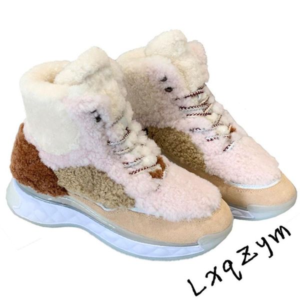 boots furry high help winter snow shoes flat bottom warm ankle round toe sports sneakers for women large size 35-41, Black
boots furry high help winter snow shoes flat bottom warm ankle round toe sports sneakers for women large size 35-41, Black