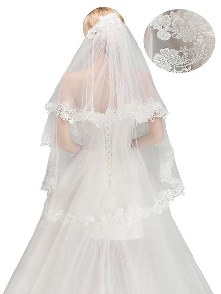 bridal veils 2021 only $9.99 two layers lace edge wedding veil with comb short accessories in stock cpa1446, Black
bridal veils 2021 only $9.99 two layers lace edge wedding veil with comb short accessories in stock cpa1446, Black