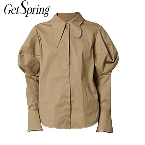 women's blouses & shirts getspring women shirt puff sleeve cotton white woman long casual bloues fashion
women's blouses & shirts getspring women shirt puff sleeve cotton white woman long casual bloues fashion