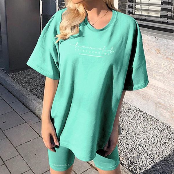 letter print casual suit womens sleepwears short sleeve oversized elastic slim shorts fashion sreetwear two pieces set, Black;red
letter print casual suit womens sleepwears short sleeve oversized elastic slim shorts fashion sreetwear two pieces set, Black;red