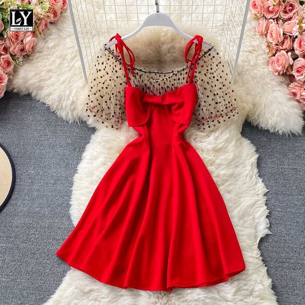 ly varey lin summer women casual slash sleeve ruffles dresses sweet lantern dot gauze high waist female 210526, Black;gray
ly varey lin summer women casual slash sleeve ruffles dresses sweet lantern dot gauze high waist female 210526, Black;gray
