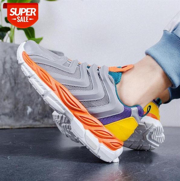 korean version of sports shoes, color-blocking men's casual breathable mesh daddy shoes #px5a
korean version of sports shoes, color-blocking men's casual breathable mesh daddy shoes #px5a