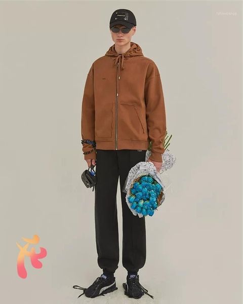 and a.e. autumn winter ader erro genuine zipper hooded jacket adererror origami style loose sweatshirt jackets men's, Black;brown
and a.e. autumn winter ader erro genuine zipper hooded jacket adererror origami style loose sweatshirt jackets men's, Black;brown