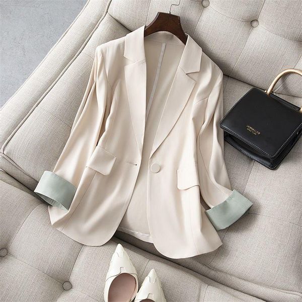 women's suits & blazers women 2021 spring autumn fashion single button loose blazer coat female vintage pockets outerwear elegant chic, White;black
women's suits & blazers women 2021 spring autumn fashion single button loose blazer coat female vintage pockets outerwear elegant chic, White;black