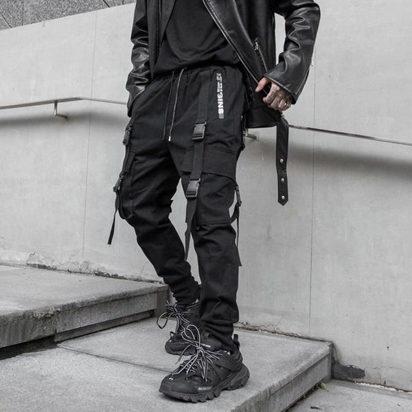 autumn side zipper pockets ribbons men's jogger trousers cotton hip hop streetwear sweatpants pencil pants black
autumn side zipper pockets ribbons men's jogger trousers cotton hip hop streetwear sweatpants pencil pants black