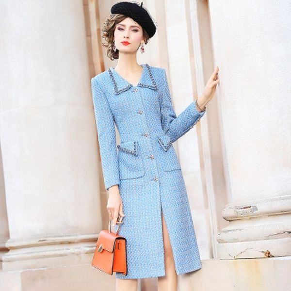 casual dresses fashion small fragrant coarse flowered woolen beading dress women's autumn winter slim medium length plaid overcoat 3xl, Black;gray
casual dresses fashion small fragrant coarse flowered woolen beading dress women's autumn winter slim medium length plaid overcoat 3xl, Black;gray