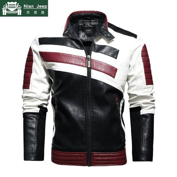 men's fur & faux patchwork leather jacket men autumn motorcycle pu jackets male casual military epaulet mens outwear size m-4xl, Black
men's fur & faux patchwork leather jacket men autumn motorcycle pu jackets male casual military epaulet mens outwear size m-4xl, Black