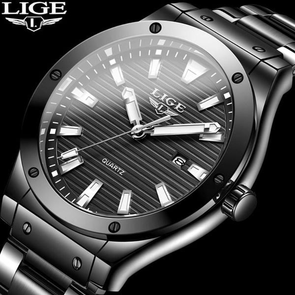 wristwatches lige fashion mens watches stainless steel chronograph quartz watch men sport male clock relogio masculino, Slivery;brown
wristwatches lige fashion mens watches stainless steel chronograph quartz watch men sport male clock relogio masculino, Slivery;brown