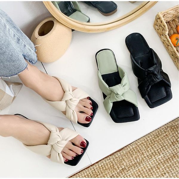 slippers fashion summer women pu leather cross square toe casual ladies slides shoe woman designer female flat slipper 2021, Black
slippers fashion summer women pu leather cross square toe casual ladies slides shoe woman designer female flat slipper 2021, Black