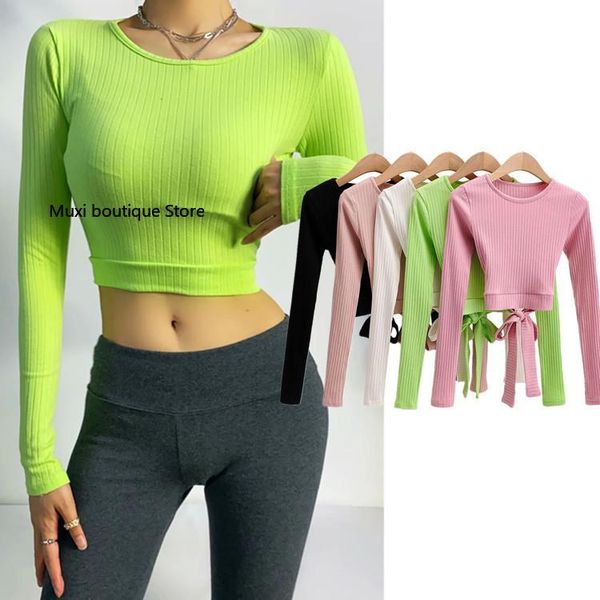 women's t-shirt 2021 comfortable bottoms leak waist strap leggings fashion shorts tight long sleeves women, White
women's t-shirt 2021 comfortable bottoms leak waist strap leggings fashion shorts tight long sleeves women, White