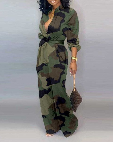 women fashion v neck lace-up casual jumpsuit rompers outfits overalls camouflage long sleeve knotted jumpsuits 210716, Black;white
women fashion v neck lace-up casual jumpsuit rompers outfits overalls camouflage long sleeve knotted jumpsuits 210716, Black;white