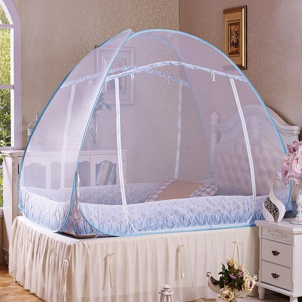 mosquito net mongolian yurt net, double door open to install steel wire nets