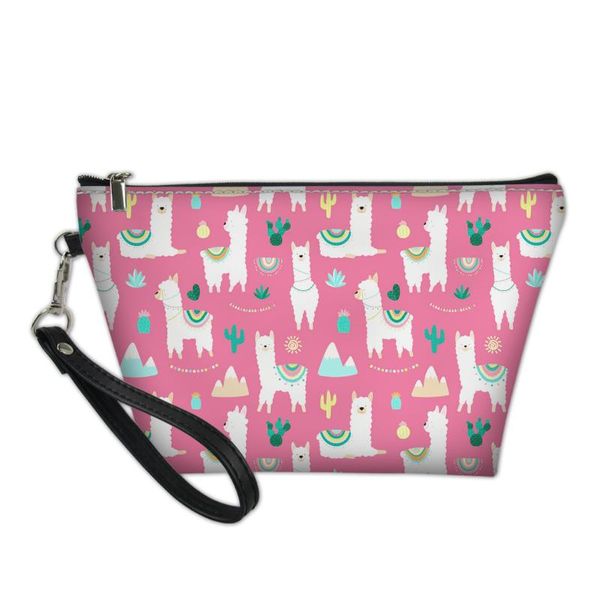 cartoon llama 3d print zipper make up bag women leather travel cosmetic case washing toiletry kit organizer neceser drop bags & cases
cartoon llama 3d print zipper make up bag women leather travel cosmetic case washing toiletry kit organizer neceser drop bags & cases