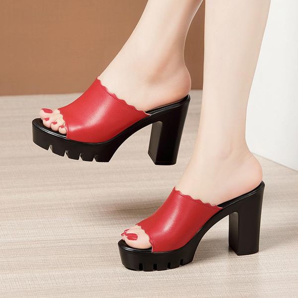 slippers small big size 32-43 block heel platform women wedding shoes summer 2021 elegant high heels slides for office, Black
slippers small big size 32-43 block heel platform women wedding shoes summer 2021 elegant high heels slides for office, Black