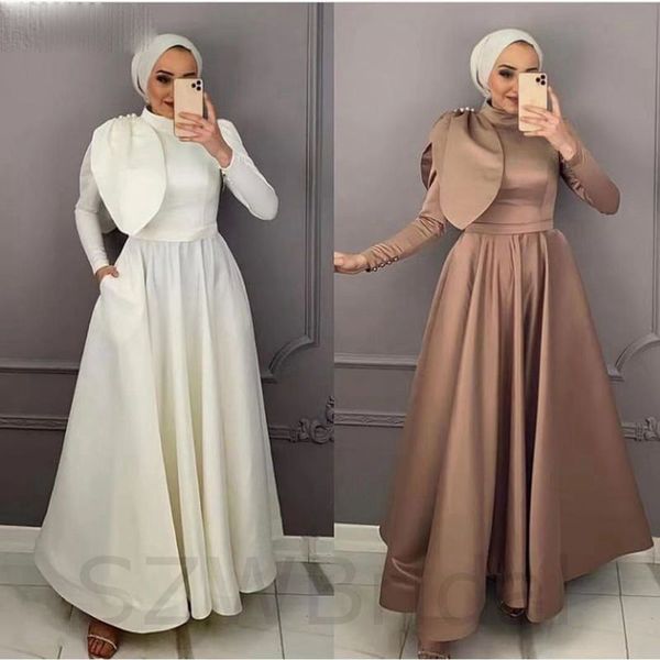 2021 long sleeve evening dresses satin muslim dress women caftan dubai prom gowns vestido de fiesta de boda, Black;red
2021 long sleeve evening dresses satin muslim dress women caftan dubai prom gowns vestido de fiesta de boda, Black;red