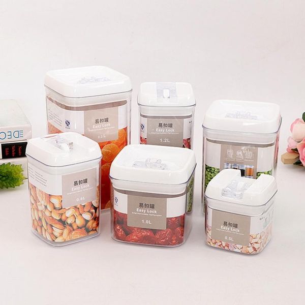 storage bottles & jars 1.2l kitchen transparent easy-buckle food dried fruit biscuit milk powder grain tank
storage bottles & jars 1.2l kitchen transparent easy-buckle food dried fruit biscuit milk powder grain tank