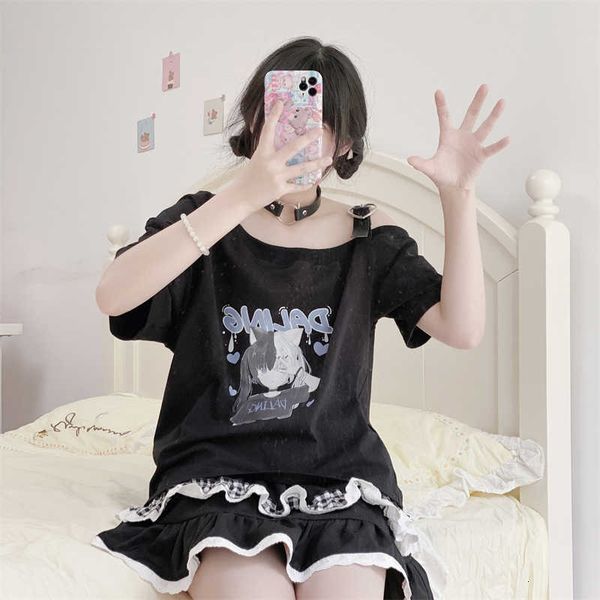 women's t-shirt harajuku gothic bare shoulder t shirts girls cute summer kawaii anime print basic aesthetic clothes black gr, White
women's t-shirt harajuku gothic bare shoulder t shirts girls cute summer kawaii anime print basic aesthetic clothes black gr, White